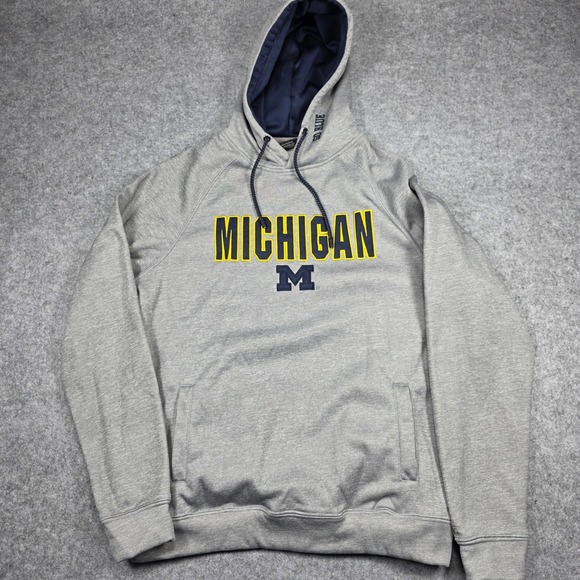 Colosseum Other - Michigan Hoodie Mens Medium Gray Medium Wash